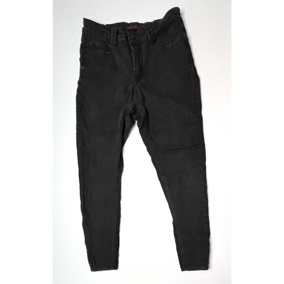 Haute Curve Skinny Ankle High Rise Stretch Black Jean sz 14 Y2k Hipster - Picture 1 of 9